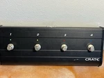 Crate Model RFX200S 4 Button Channel VTX200S Used. Price: $75.00.
