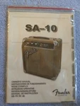 Fender 2011 SA-10 Acoustic Amp Owners Manual New. Price: $11.99.