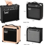 Glarry 20W 30W 40W Bass Guitar Amplifier Speaker With Volume Black/nature New. Price: $34.99.