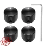 Meccanixity 4PC Alum Guitar Bass Knobs Arrow 3/16" Shaft Black New. Price: $27.99.
