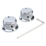 Ovsal 2PCS Electric Bass Guitar Metal Knobs Flat-top Piece, Chrome New. Price: $14.05.