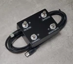 Custom 4-BUTTON FS44L-STYLE Pedalboard Friendly Footswitch For Carvin X-100B Amp New. Price: $75.00.