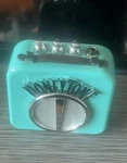 Danelectro Honeytone Mini Guitar Amplifier Solid State Combo Teal Used. Price: $15.00.