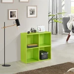 Kings Brand Furniture - 4 Cube Organizer Book Shelf, Toy Storage, Green New. Price: $39.99.
