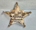 Vintage Marshall Badge Fort Dells Park Wisconsin Star Shaped Used. Price: $9.99.