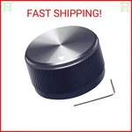 Mxuteuk Black Aluminum Alloy Potentiometer Control Knob Volume Audio Electric Gu New. Price: $13.99.
