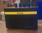 Donner 3 Watt Mini Electric Guitar Amplifier Rechargeable Open. Price: $40.00.