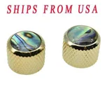 Kaish 19.5MM Abalone Inserts Dome Knobs Guitar Fits Pbass/tele Gold New. Price: $16.99.
