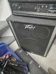 (vintage) Peavey Bass Cabinet 1820 Black Used. Price: $100.00.