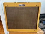 Fender 0213205700 Blues Junior 120V Guitar Combo Amplifier - Lacquered Tweed Open. Price: $650.00.