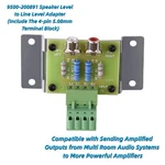 9500-200891 Speaker Level To Line Adapter Fits Sending Amplified Outputs New. Price: $35.99.