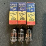 Nos Philco 12AV7 Tubes Trio 3EA Matched D-get Black Plate Amplitrex Tested Nice! New. Price: $20.00.