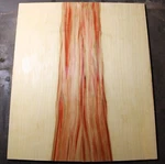 Curly Red Flame Box Elder Maple Drop Top .31" Thk Bass Guitar Tonewood 2666. Price: $59.99.
