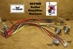 SD2WH No Solder Cigar Box Guitar Amplifier Harness 2.5W Volume Tone Gain 9V New. Price: $24.99.