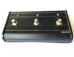 Crate 3-BUTTON Metal Footswitch For Amplifiers Used. Price: $33.75.
