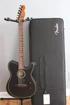 Fender Acoustasonic Standard Telecaster - Black Out Locking Tuners Case Used. Price: $549.00.