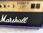 Vintage 80'S Marshall Studio 15 JCM800 Era Customized Low Serial Amp Head Purple Used. Price: $1499.99.