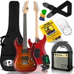Pyle 6-STRING Electric Guitar Kit With High-density Fretboard & Amplifier New. Price: $169.99.