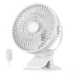 6" Usb Desk Clip On Fan Small Air Circulator Portable Cooling Camping Stroller New. Price: $11.99.