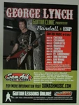George Lynch "guitar Clinics By Randall & Esp" Magazine Print Ad. Price: $9.99.