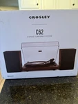 Crosley C62 Vinyl Record Player With Speakers And Bluetooth - Audio Turntables New. Price: $185.99.