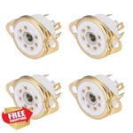 Meccanixity 4 7PIN Ceramic Tube Socket Pcb Vacuum White New. Price: $14.99.