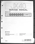 Yamaha JX40 Guitar Amplifier Original Service Manual, Schematics Parts List Book Used. Price: $49.99.
