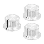 Meccanixity 3PCS Potentiometer Knob Fit 1/4" Shaft Pots, Set Transparent New. Price: $10.11.