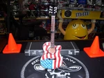 Toby Keith - Axe Heaven Usa Flag Acoustic Mini Guitar Replica Red White & Blue New. Price: $37.99.