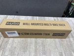 Raxgo Garage Bike Rack Wall Mount Bicycle Storage Hanger With 6 Adjustable Hooks New. Price: $39.99.