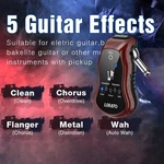 Lekato Guitar Headphone Plug Amplifier Bluetooth Receiver W/5 Effects New. Price: $45.99.