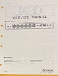 Yamaha Amplifier JX30, JX40, Pc 2002, G50-112II/G100-112/115/210 Service Manual Open. Price: $19.50.