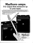 Vintage 1980 Marlboro Sound Works Guitar Amplifiers Print Ad Used. Price: $9.99.