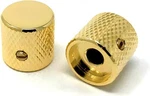 Gold Metal Flat Top Barrel Knobs For Electric Guitar And Bass (set Of 2) New. Price: $18.99.