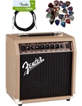 Fender Acoustasonic 15 Acoustic Guitar Amplifier W/ Instrument Cable New. Price: $159.99.