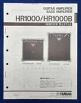 Original Yamaha HR1000B Guitar Bass Amplifier Service Manual Unspecified. Price: $19.95.