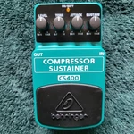 Behringer CS400 Compressor/sustainer Effect Pedal Used. Price: $24.99.