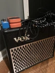 Vox DA15, Fuzz Distortion Pedal, Chorus And 3 Cords + Power Supply Used. Price: $105.00.