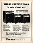 Vtg 1970S Randall Amplifiers Magazine Print Ad Guitar Bass Combo Amps Pinup Page Used. Price: $7.99.