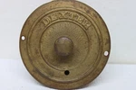 Vintage Antique Dexter 5-1/2" Steel Drain Stop Cover Art Deco Design Steampunk. Price: $21.95.