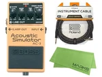 Boss Compact Effector Acoustic Simulator AC-3 + Roland Cable Cloth Set New. Price: $187.77.