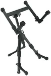 Quik Lok BS-625 A-frame 2-TIER Tilt Back Adjustable Guitar Amplifier Stand Used. Price: $119.00.