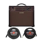 Boss Acoustic Singer Pro 120-WATT Bi-amp Amplifier Cables Bundle New. Price: $868.99.