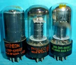 3 Mixed Lot 6K6GT Tubes Tested Used. Price: $12.95.