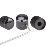 Gutahare 3PCS Guitar Knobs Black Nickel Metal Volume Tone Dome New. Price: $11.94.