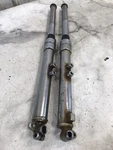 69 Yamaha 100 Trailmaster Front Forks Tubes Shocks Right Left Used. Price: $161.85.
