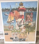 Randall Mckissick Vintage Print, Signed By Artist, Hilton Head, Sc. Matted 30 24 Used. Price: $149.00.