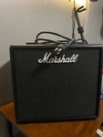 Marshall CODE25 1X10" 25-WATT Digital Combo Amplifier Black W/bluetooth Used. Price: $160.00.