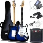 Soild Body Electric Guitar Kit With Amp 20W, Strings, Strap, Digital Tuner, Pick New. Price: $200.99.