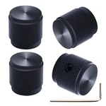 Mxuteuk 4PCS Black Guitar Knobs Aluminum Alloy Potentiometer Control New. Price: $27.99.